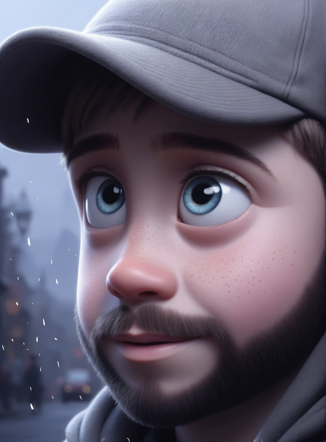 a cute boy in the style of Pixar, no poster, Portrait, no poster text 