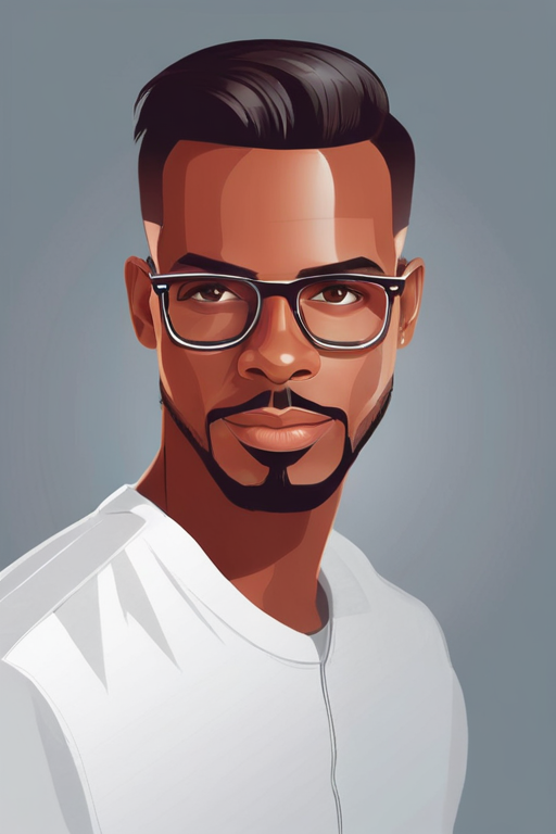 vector portrait illustration