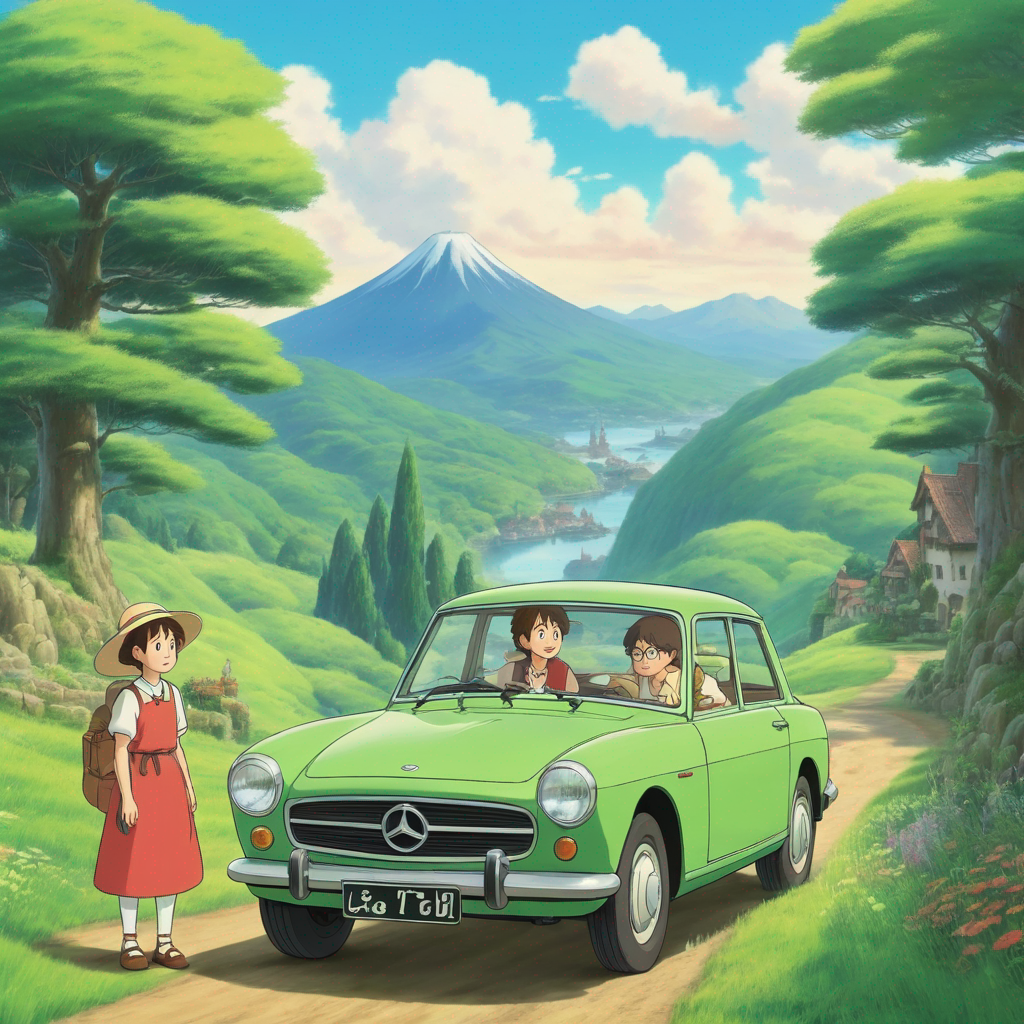 turn it into ghibli style image