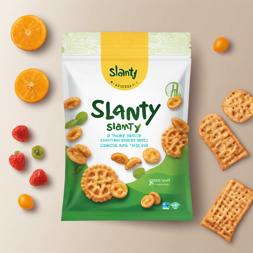 a snack pouch design for slanty